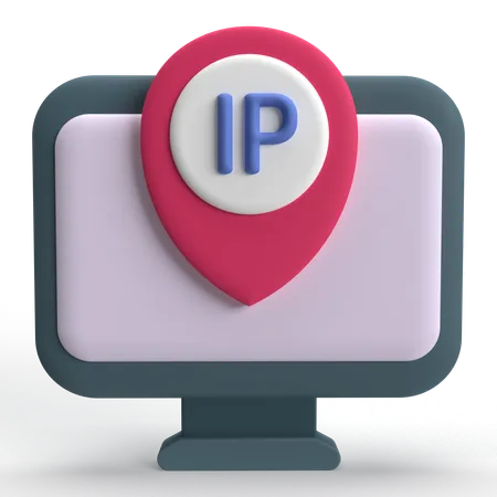 IP Address  3D Icon