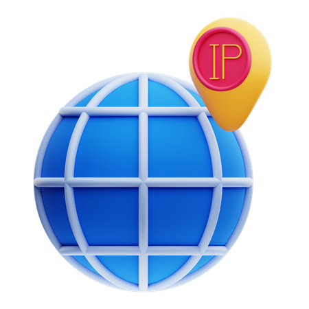 IP Address  3D Icon