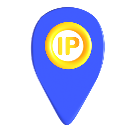 Localização do IP  3D Icon