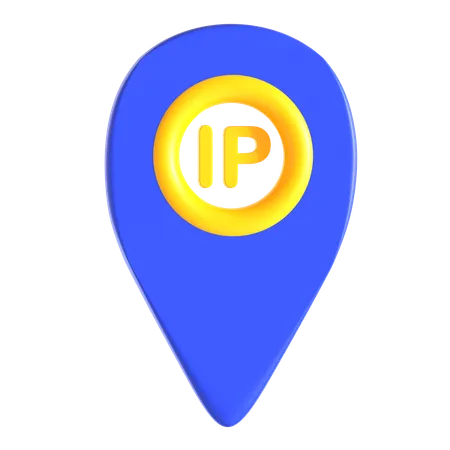 Localização do IP  3D Icon