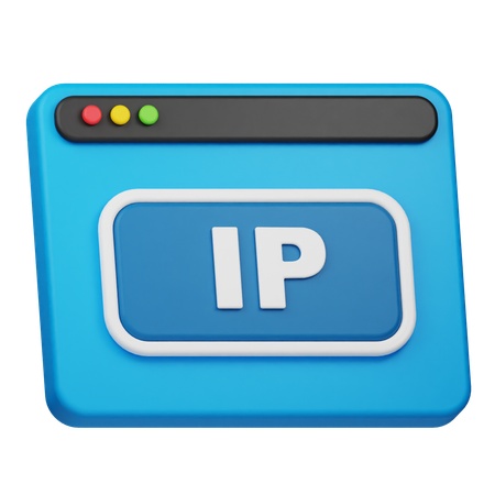 Site internet IP  3D Icon