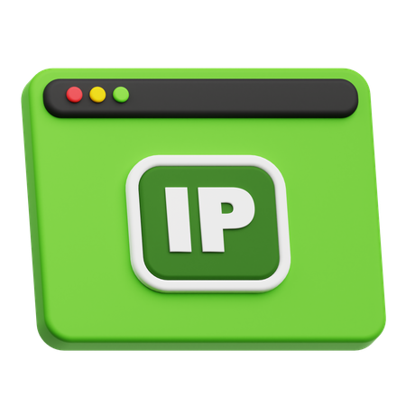 Ip Website  3D Icon