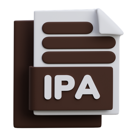 Ipa File  3D Icon