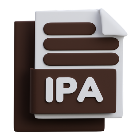 Ipa File  3D Icon