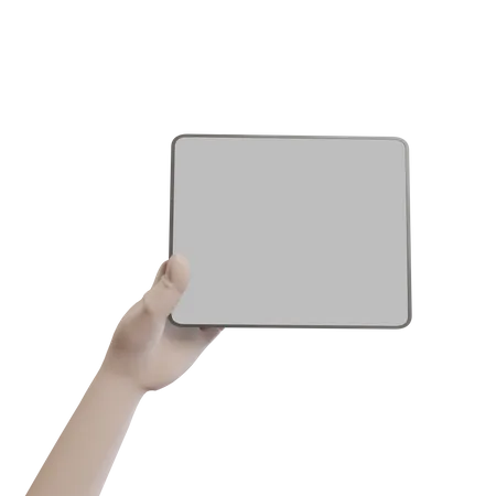Mão segurando o ipad  3D Icon