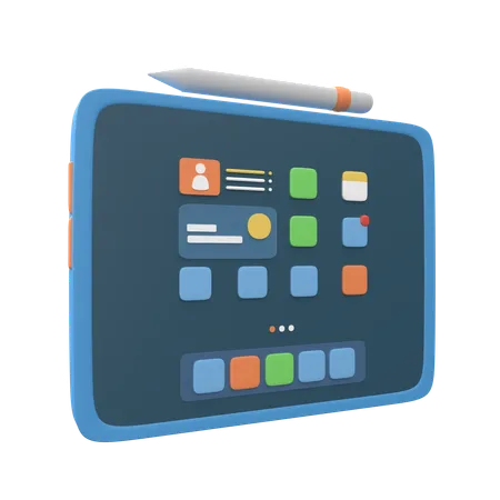 Ipad Tablet  3D Icon