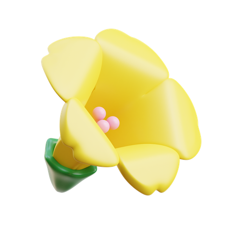 Fleur d'ipé  3D Icon