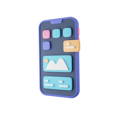 Iphone  3D Icon