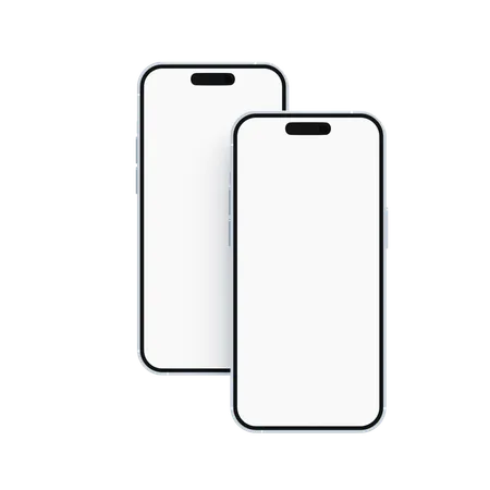 IPhone ブルー  3D Icon