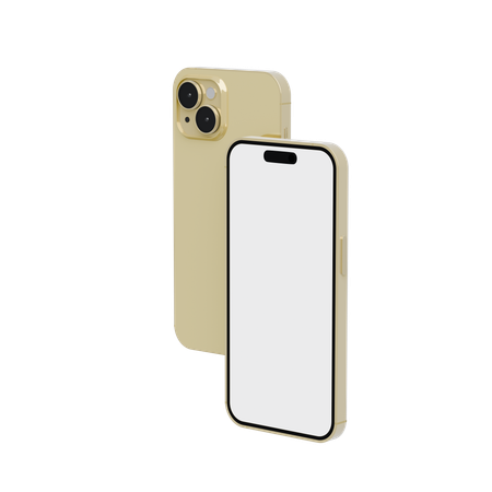 IPhone Jaune  3D Icon