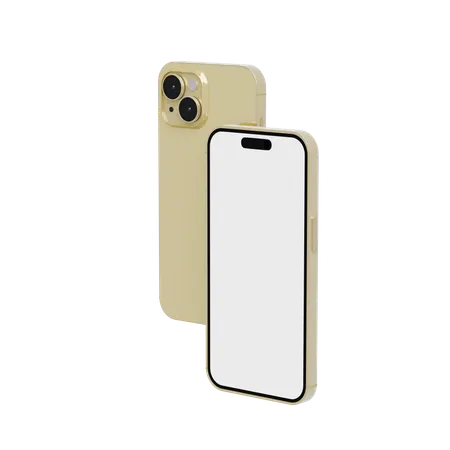 IPhone Jaune  3D Icon