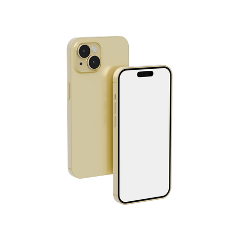 IPhone Jaune  3D Icon