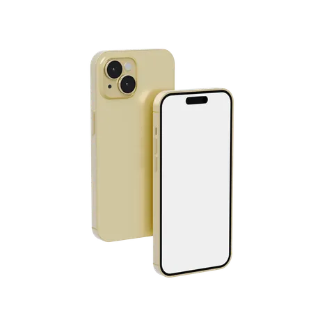 IPhone Jaune  3D Icon