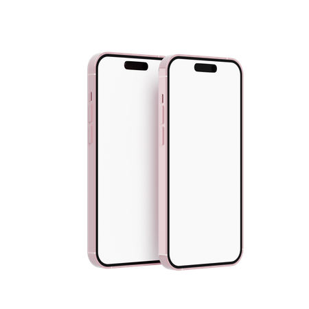 Iphone Pink  3D Icon