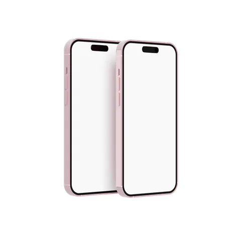 Iphone Pink  3D Icon