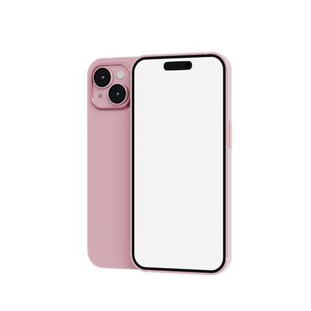 Iphone Pink  3D Icon