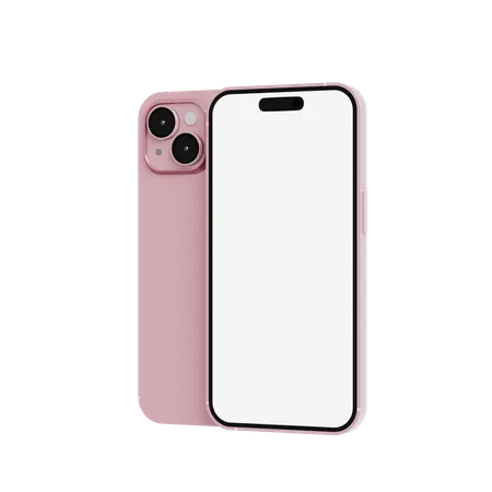 Iphone Pink  3D Icon