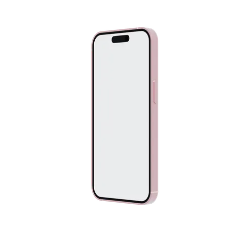 Iphone Pink  3D Icon