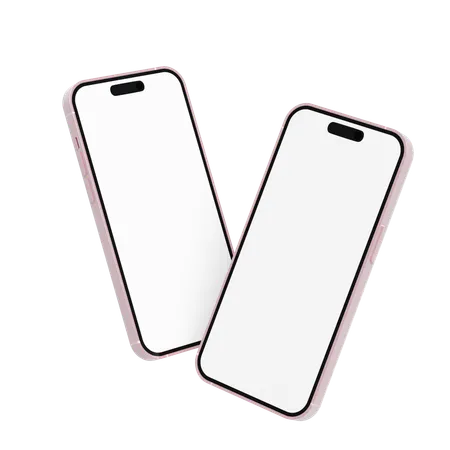 Iphone Pink  3D Icon