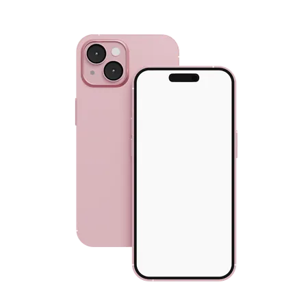 Iphone Pink  3D Icon