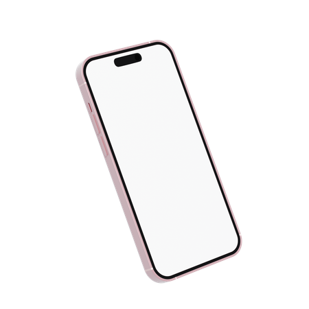 Iphone Pink  3D Icon