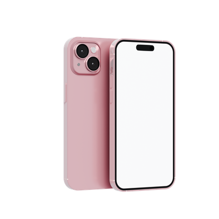 Iphone Pink  3D Icon