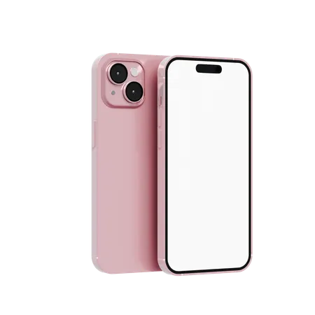 Iphone Pink  3D Icon