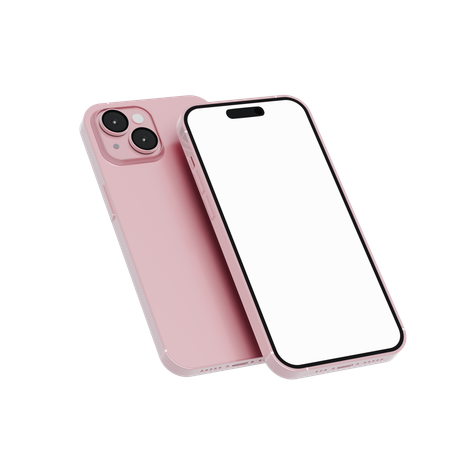 Iphone Pink  3D Icon