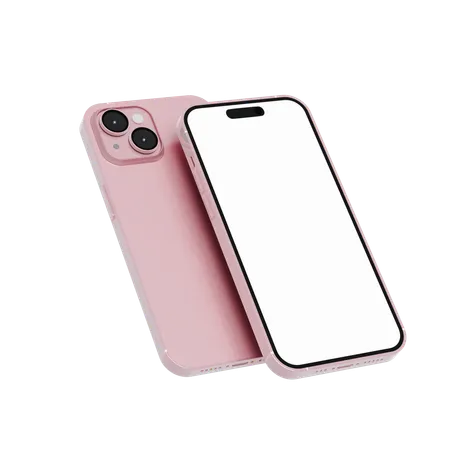 Iphone Pink  3D Icon