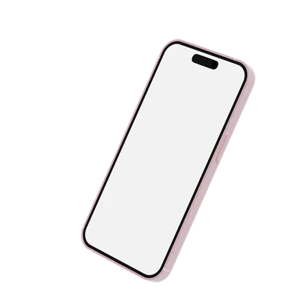 Iphone Pink  3D Icon