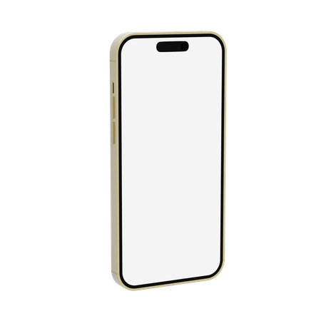 Iphone Yellow  3D Icon