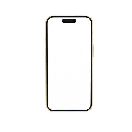 Iphone Yellow  3D Icon