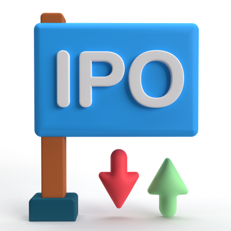 IPO  3D Icon