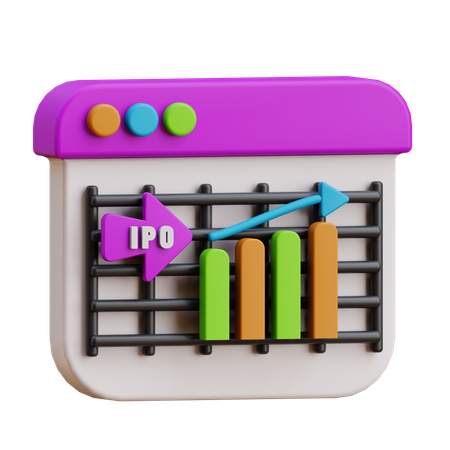 IPO  3D Icon