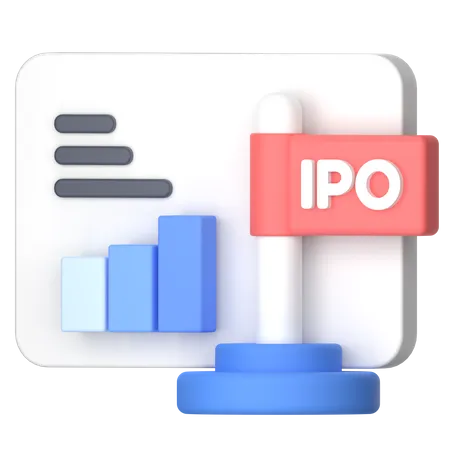 IPO  3D Icon