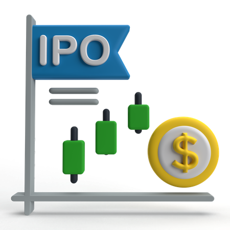 IPO  3D Icon