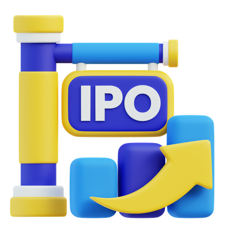 IPO  3D Icon