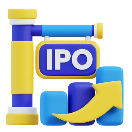 IPO  3D Icon