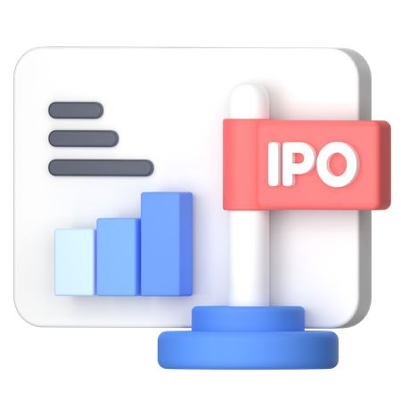 IPO  3D Icon