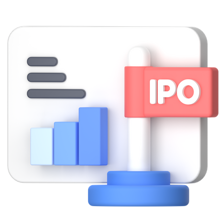 IPO  3D Icon