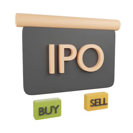 IPO 3 D Icon Contains PNG BLEND GLTF And OBJ Files 3D Icon