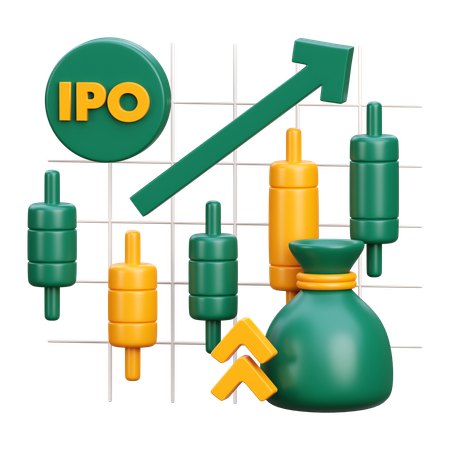 Crescimento do IPO  3D Icon