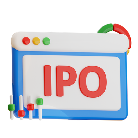 Crescimento do IPO  3D Icon