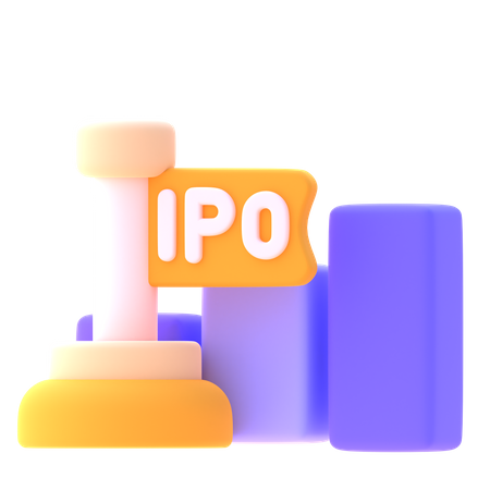 IPO  3D Icon