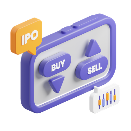 Ipo Market  3D Icon