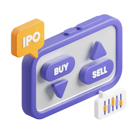 Ipo Market  3D Icon