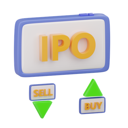 Mercado IPO  3D Icon