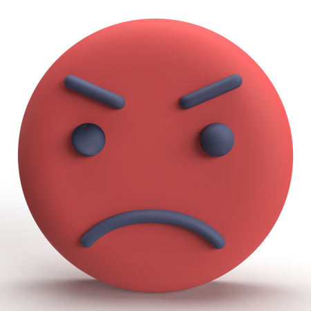 Emoji de ira  3D Icon