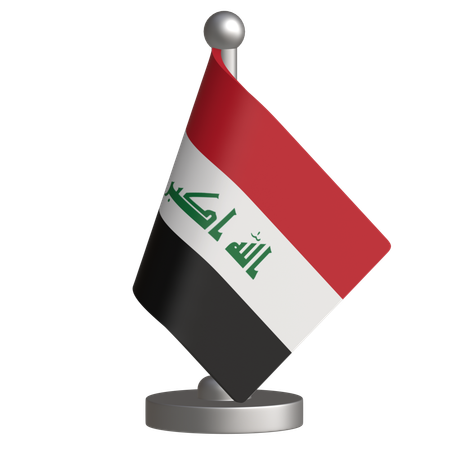 Irak Tischflagge  3D Icon