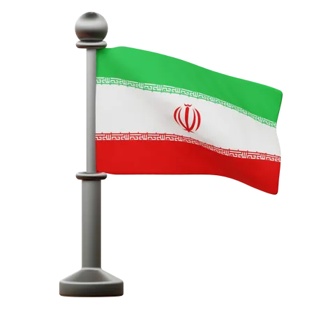 Iran Flag  3D Icon